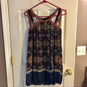 Patterned strappy dress